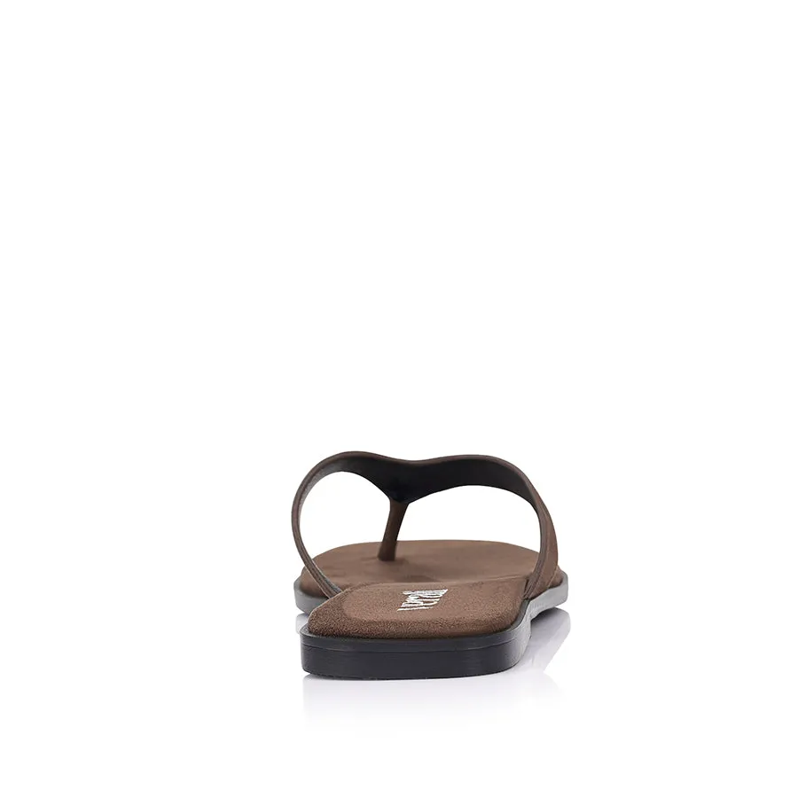 Sascha Casual Thongs - Chocolate Brown Micro sold by Verali product image thumbnail 3