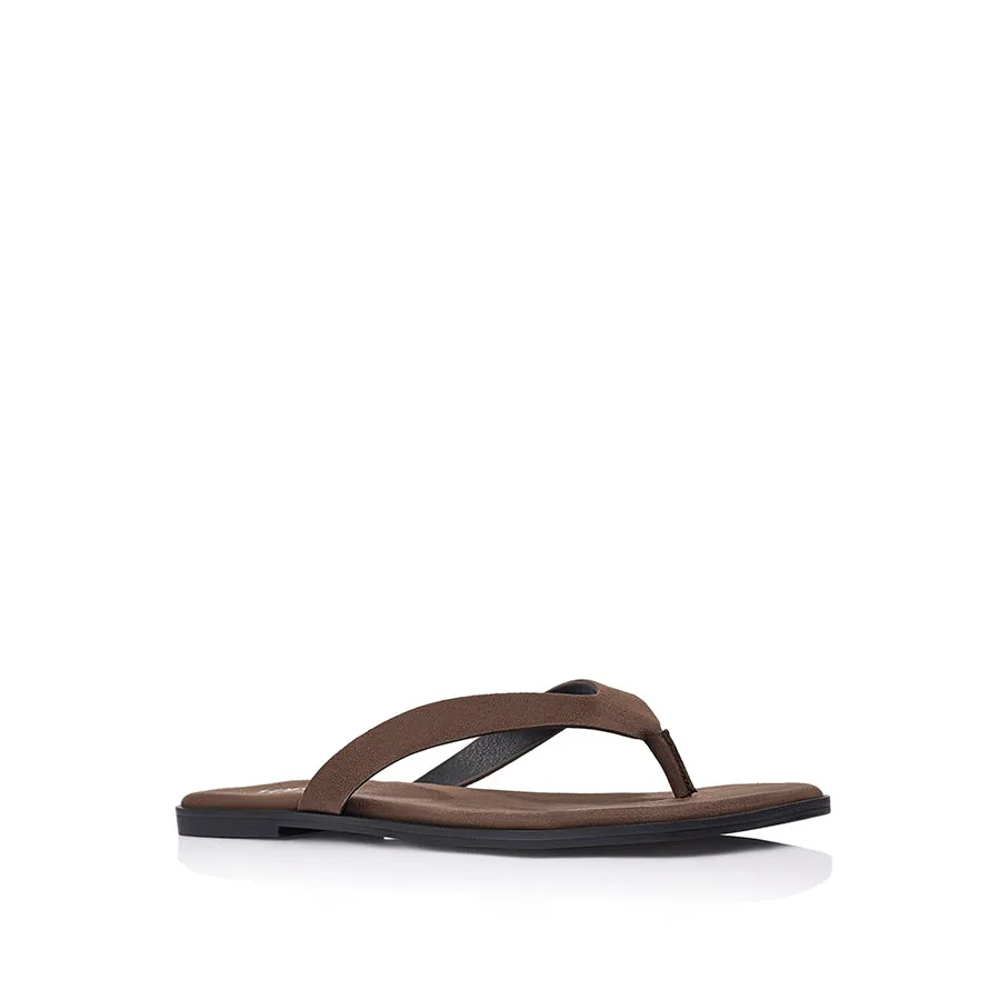 Sascha Casual Thongs - Chocolate Brown Micro sold by Verali product image thumbnail 2