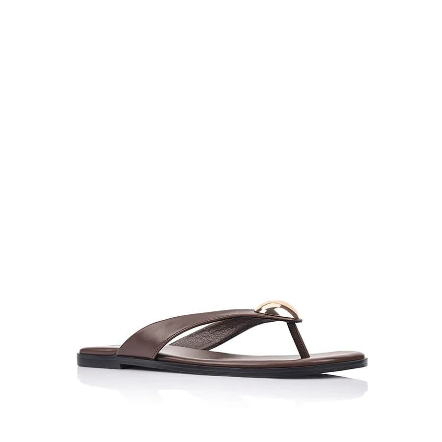Sara Casual Thongs - Chocolate Brown sold by Verali product image thumbnail 5