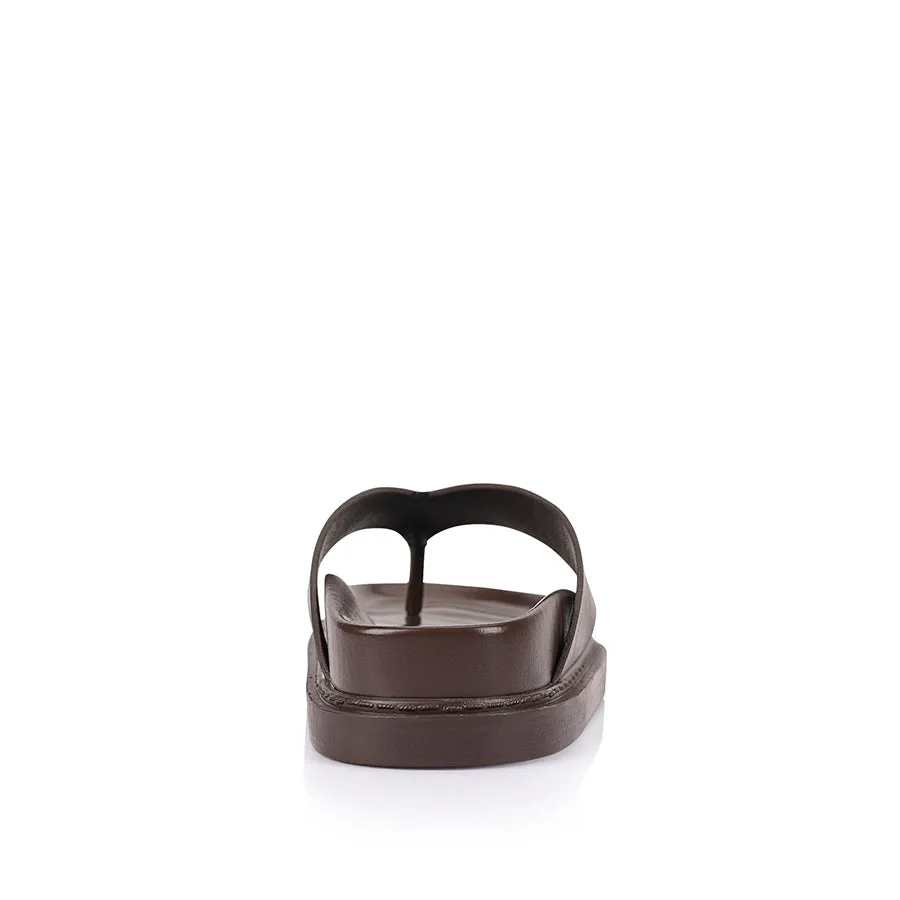 Bridget Footbed Slides - Chocolate Brown sold by Verali product image thumbnail 3