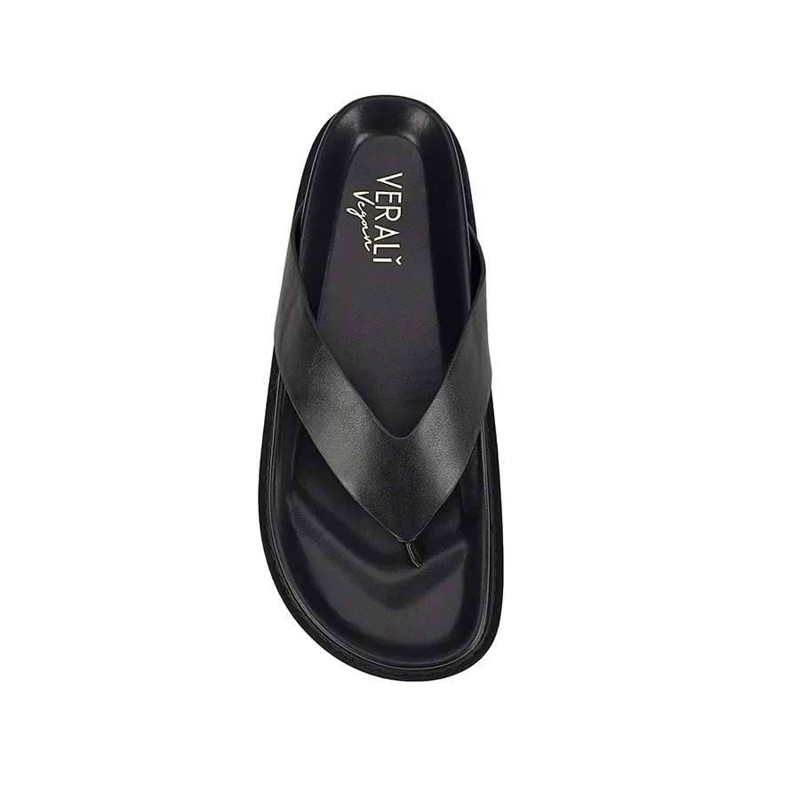 Bridget Footbed Slides - Black sold by Verali product image thumbnail 4