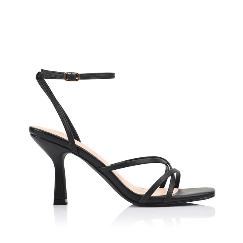 Penelope Strappy Sandals - Black sold by Verali