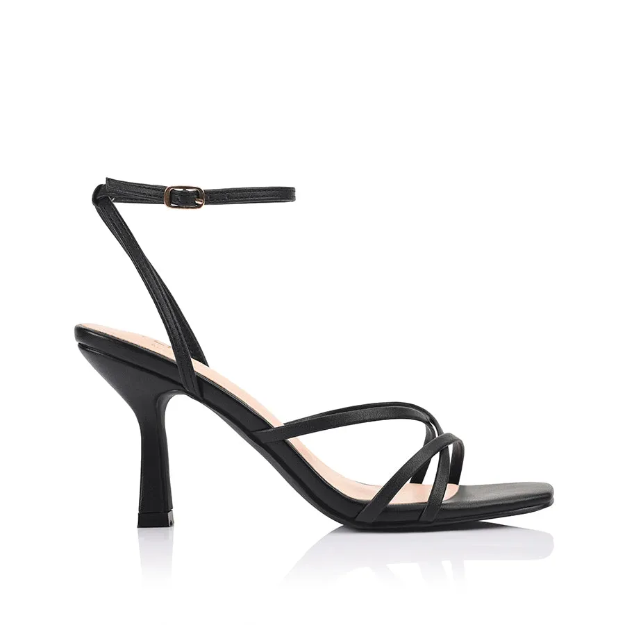 Penelope Strappy Sandals - Black sold by Verali
