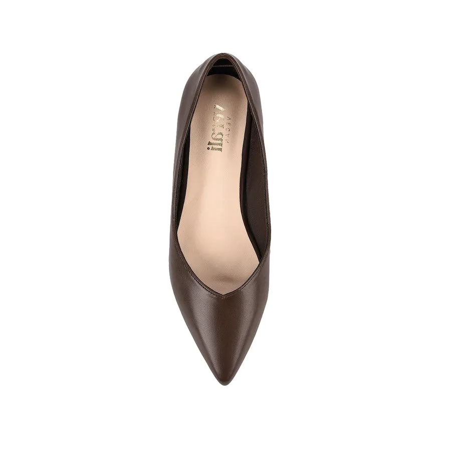 Hickory Point Toe Flats - Chocolate Brown sold by Verali product image thumbnail 4