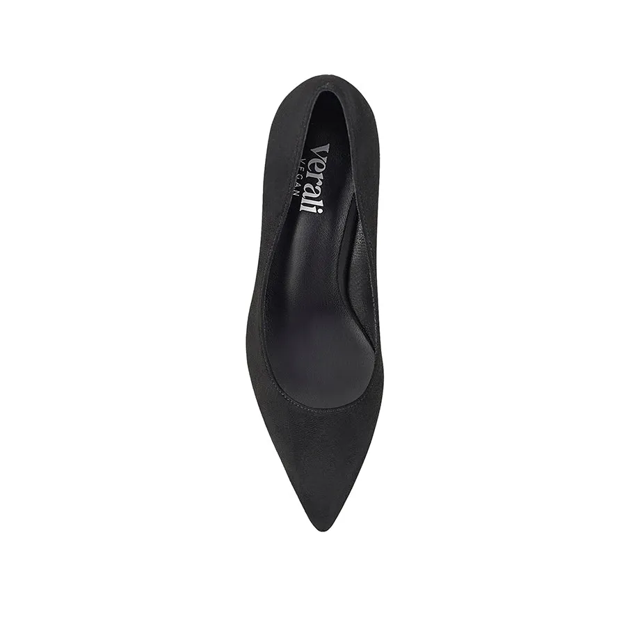 Lewis Stiletto Heel Pumps - Black Micro sold by Verali product image thumbnail 4