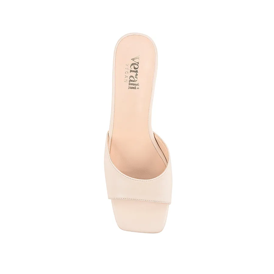 Wednesday Block Heel Mules - Bone White sold by Verali product image thumbnail 4