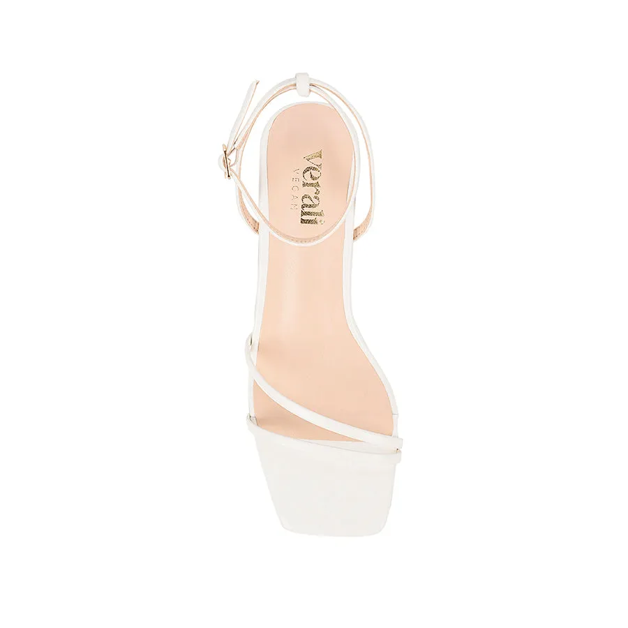 Alex Kitten Heel Sandals - Chalk White sold by Verali product image thumbnail 4