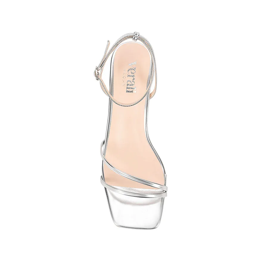 Alex Kitten Heel Sandals - Silver sold by Verali product image thumbnail 4