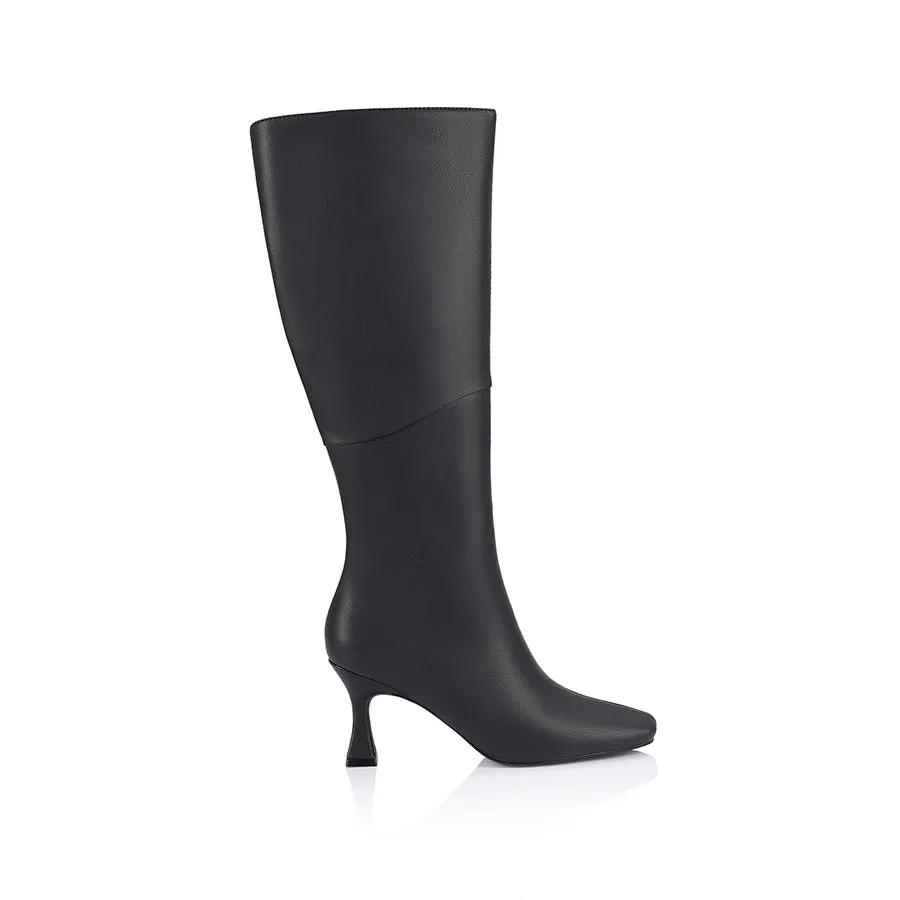 Imogen Knee High Boots - Black sold by Verali