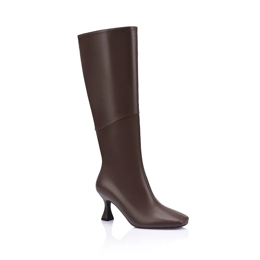 Imogen Knee High Boots - Chocolate Brown sold by Verali product image thumbnail 2