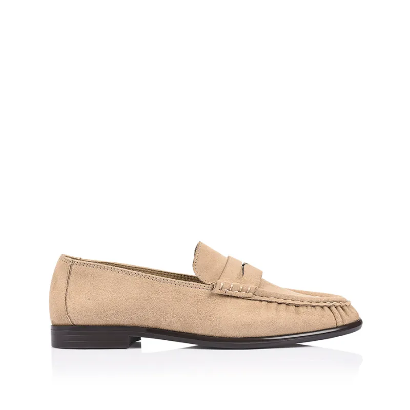 Angel Loafers - Taupe Micro sold by Verali