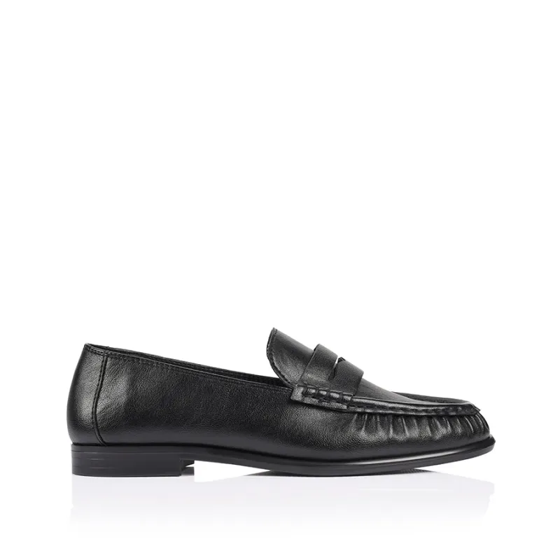 Angel Loafers - Black Crinkle sold by Verali
