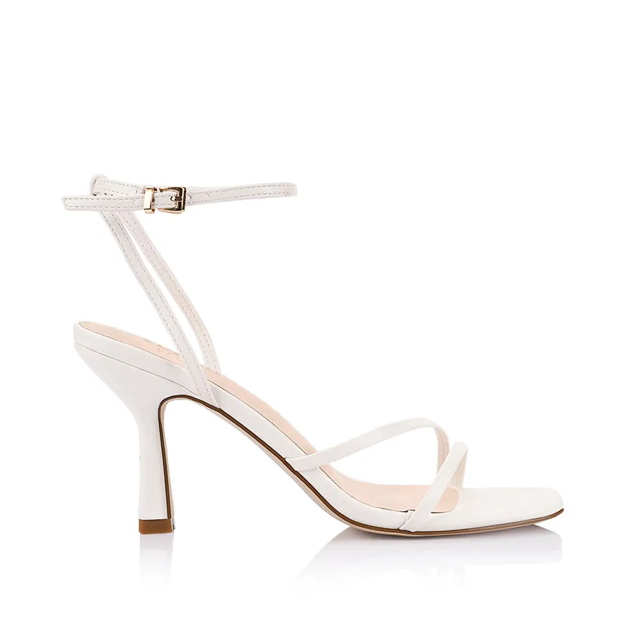 Pelican Strappy Sandals - Chalk White sold by Verali