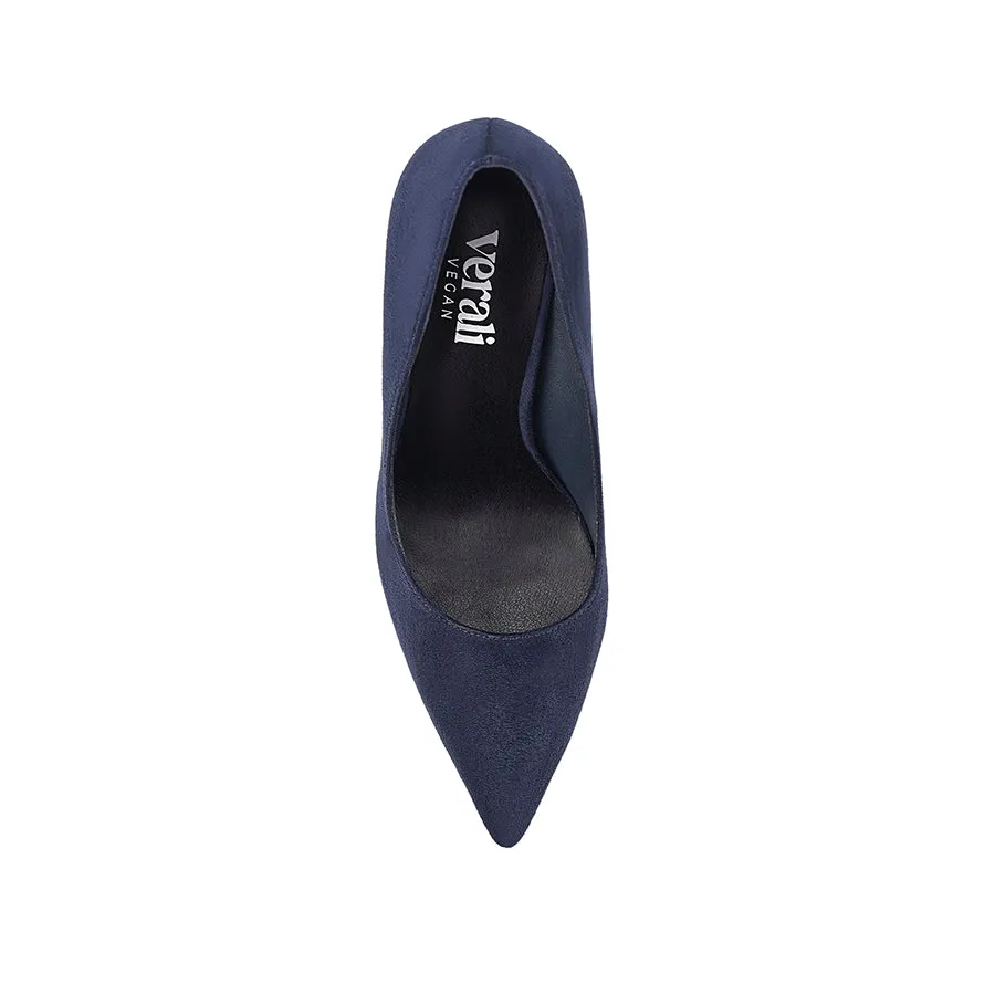 Mikayla Stiletto Heel Pumps - Navy Blue Micro sold by Verali product image thumbnail 4