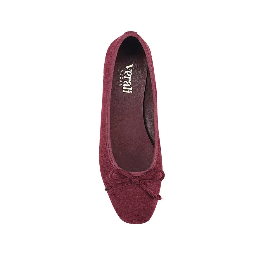 Eugenie Ballet Flats - Berry Red Micro sold by Verali product image thumbnail 4