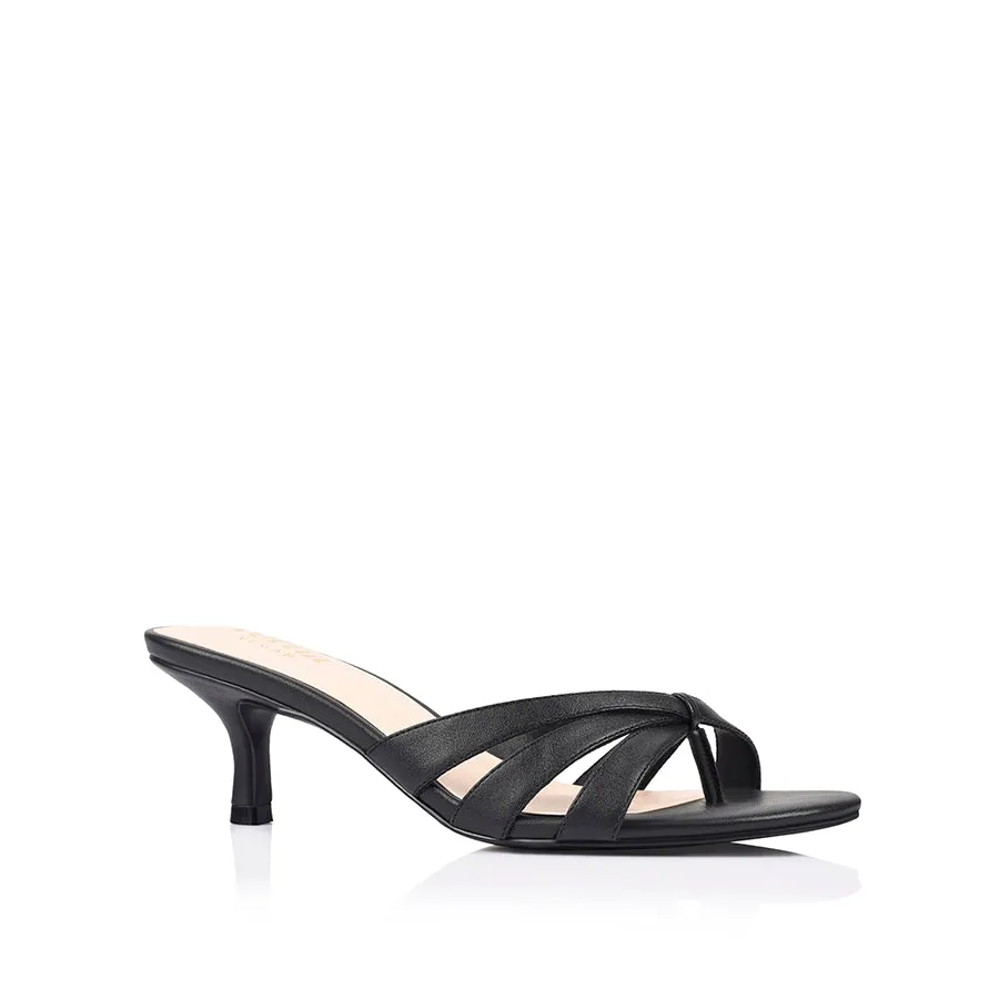 Beau Kitten Heel Thongs - Black sold by Verali product image thumbnail 2