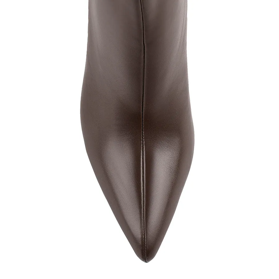 Bessie Tall Boots - Chocolate Brown sold by Verali product image thumbnail 4