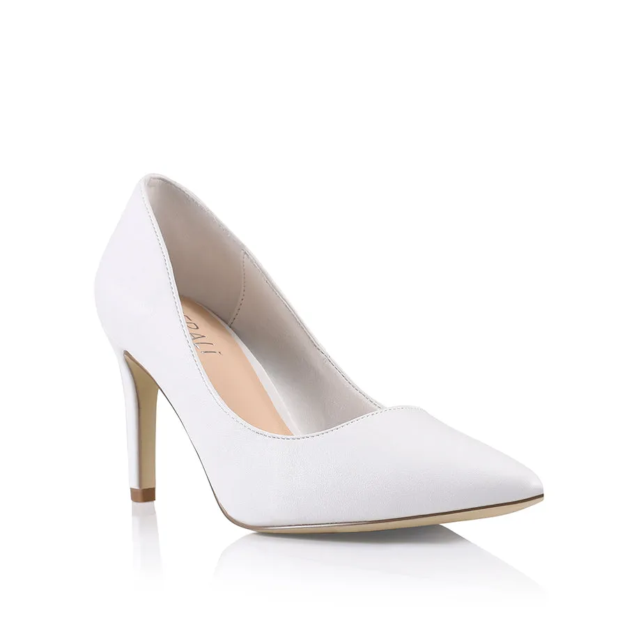 Wish Court Heel Pumps - White Smooth sold by Verali product image thumbnail 3