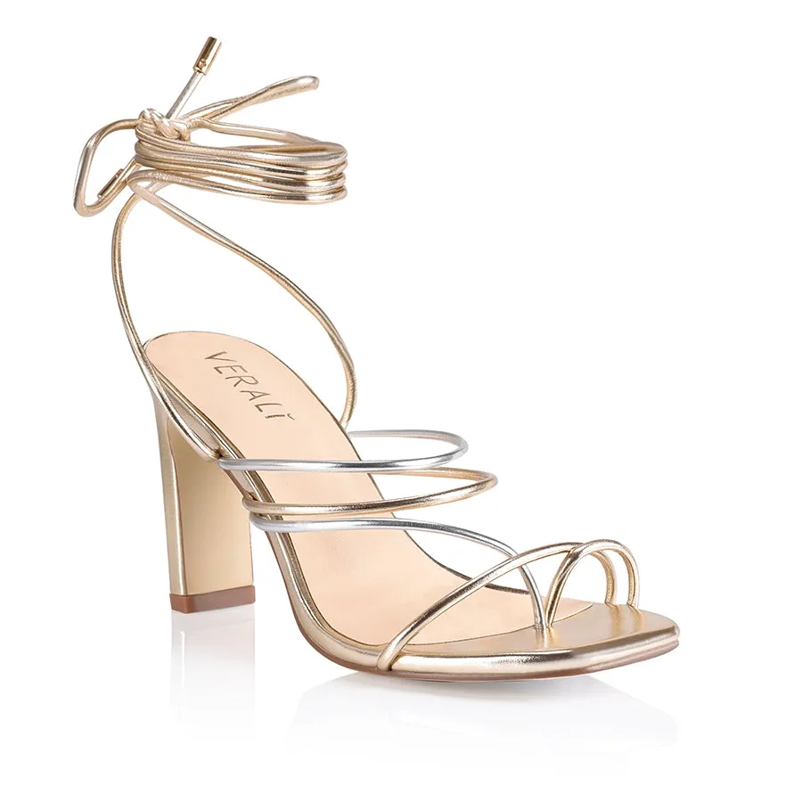 Killer Strappy Heels - Champagne Metallic sold by Verali product image thumbnail 3