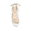 Killer Strappy Heels - Champagne Metallic sold by Verali