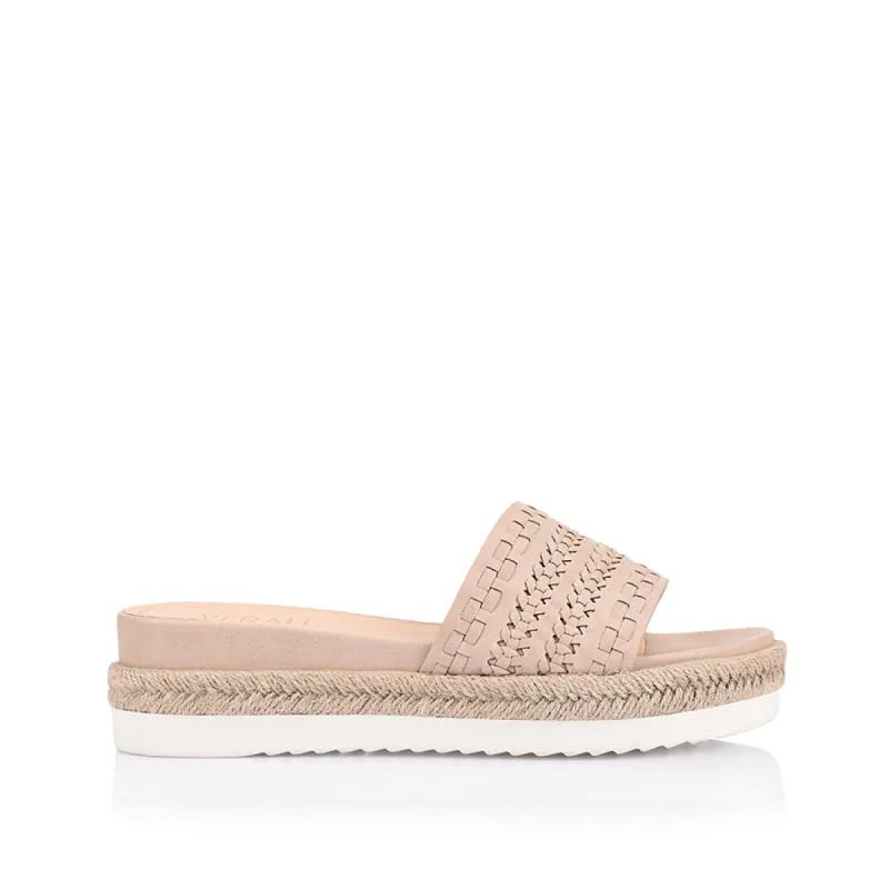 Denver Footbed Slides - Blush sold by Verali