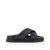Britney Footbed Slides - Black sold by Verali