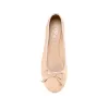 Ballerina Ballet Flats - Nude Smooth sold by Verali