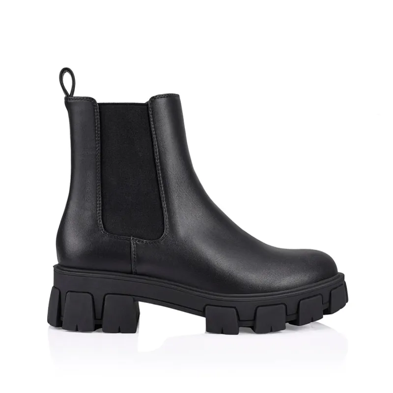 Raven Chelsea Combat Boots - Black sold by Verali