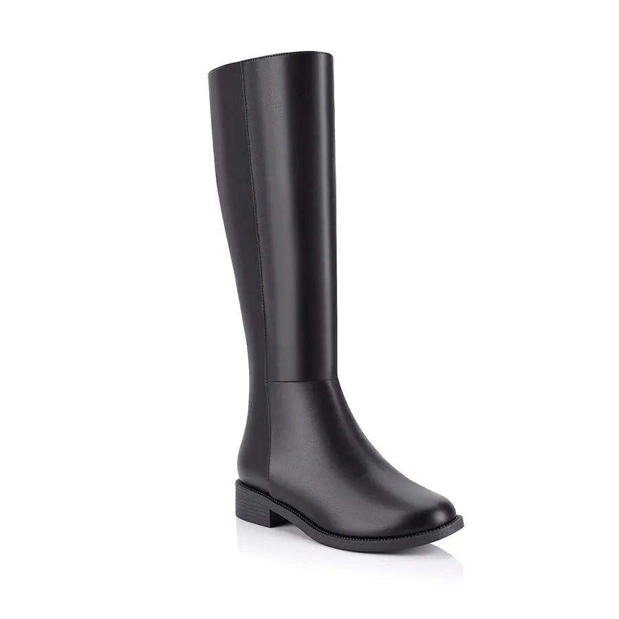 Gabe Flat Knee High Boots - Black sold by Verali product image thumbnail 4