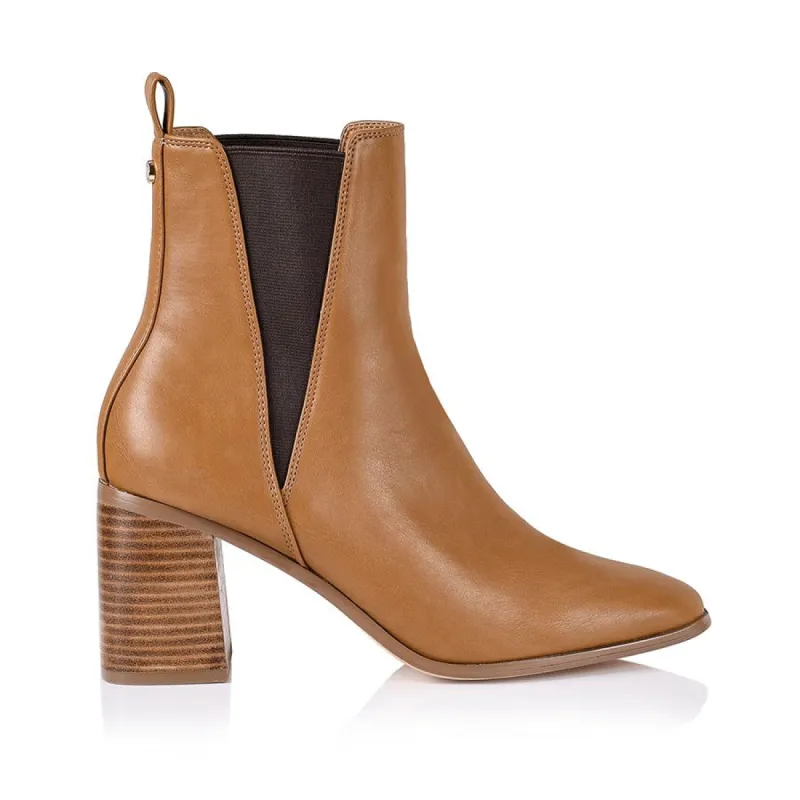 Liana Boot - Tan Smooth sold by Verali