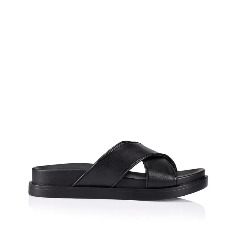 Osher Chunky Slides - Black Smooth sold by Verali