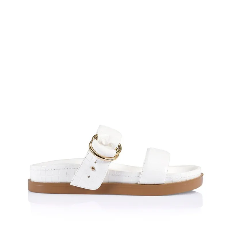 Oslo Chunky Slides - Cream sold by Verali