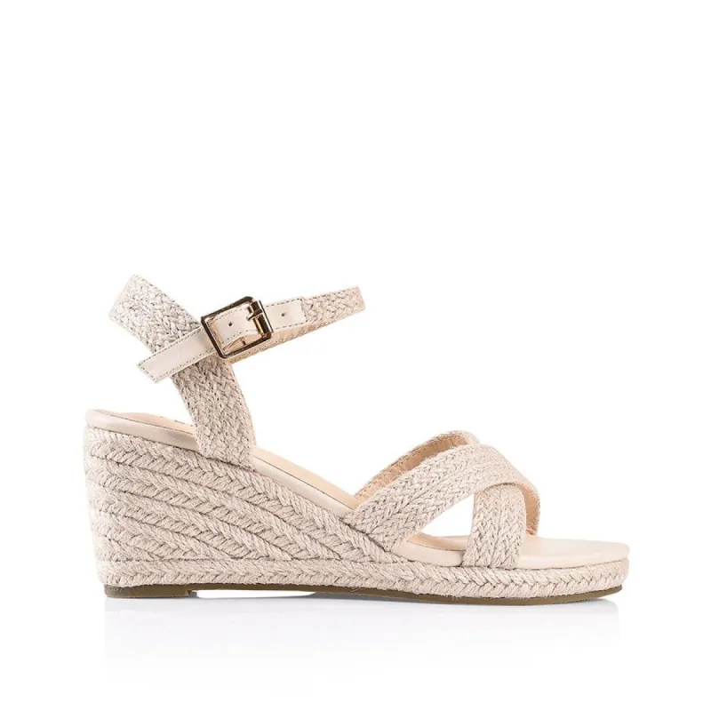 Bowen Rope Wedges - Natural Rope sold by Verali