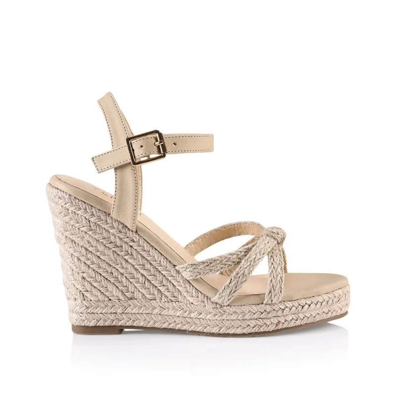 Amadie Rope Wedges - Natural Jute sold by Verali