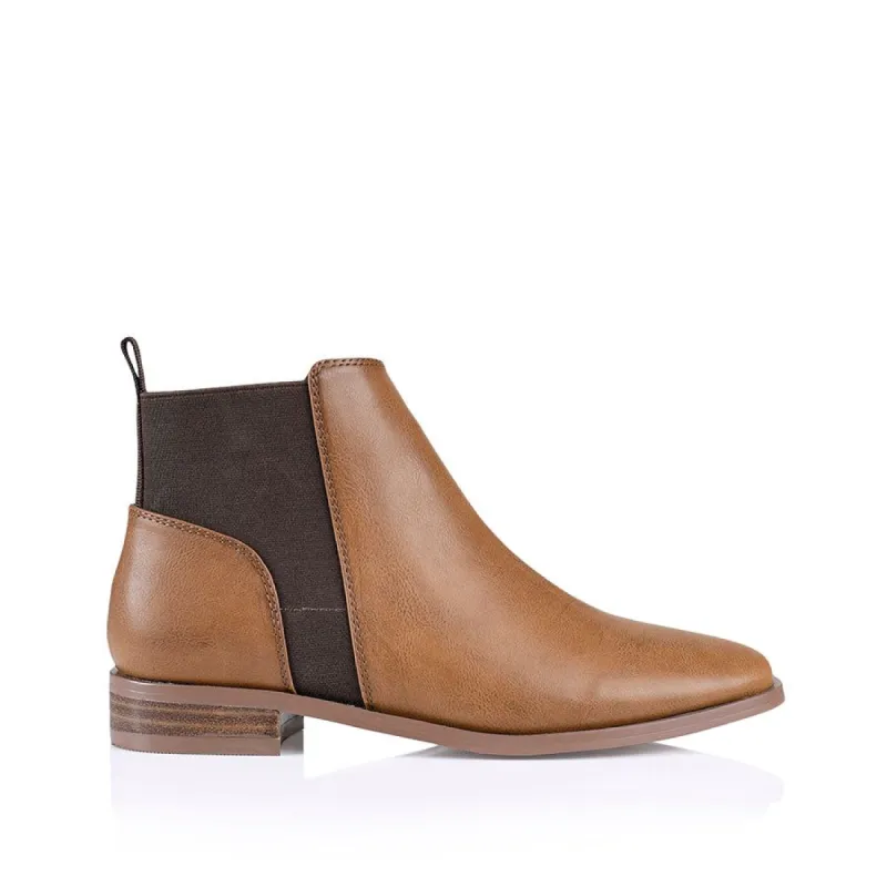 Haidyn Ankle Boots - Tan sold by Verali