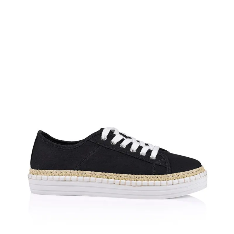 Queenbee Canvas Sneakers - Black sold by Verali