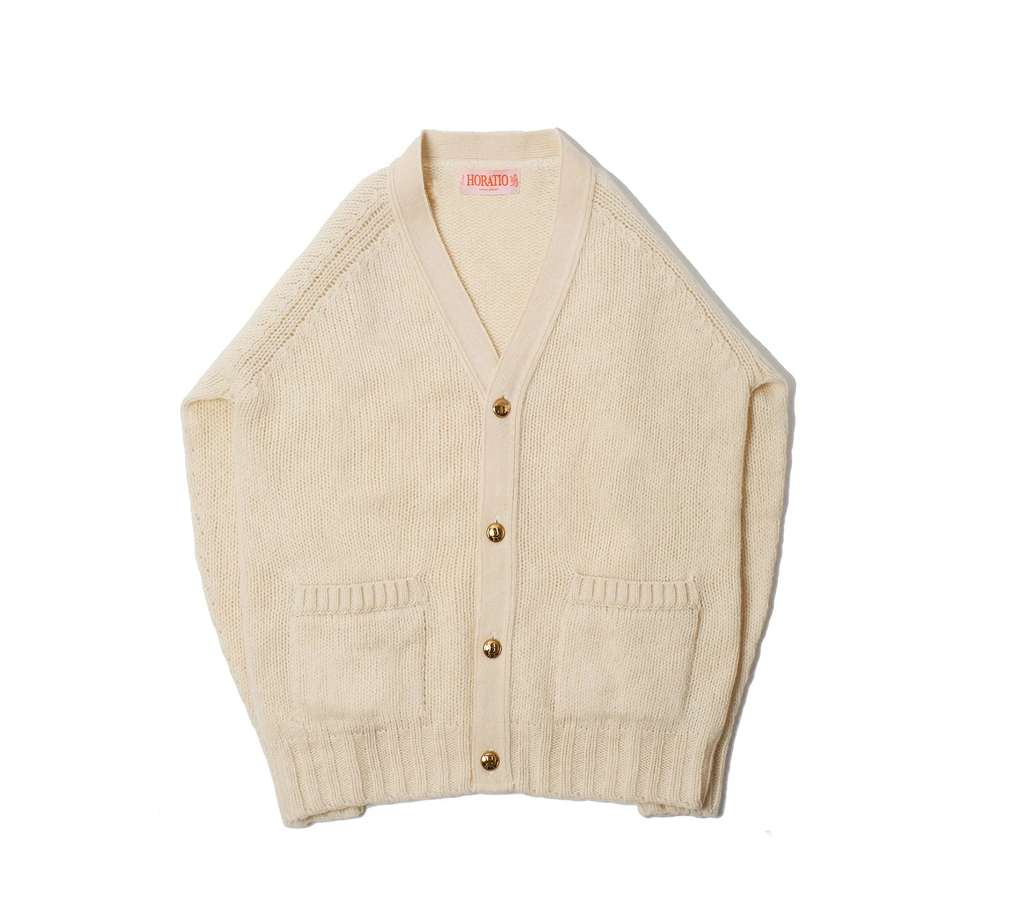 Chevallier Cardigan - Vanilla sold by Horatio London