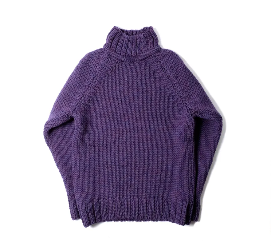 Glenbarr Turtleneck - Plum sold by Horatio London