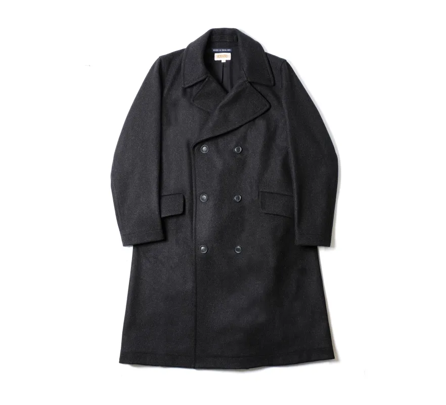 Ossington Great Coat - Charcoal made by Horatio London