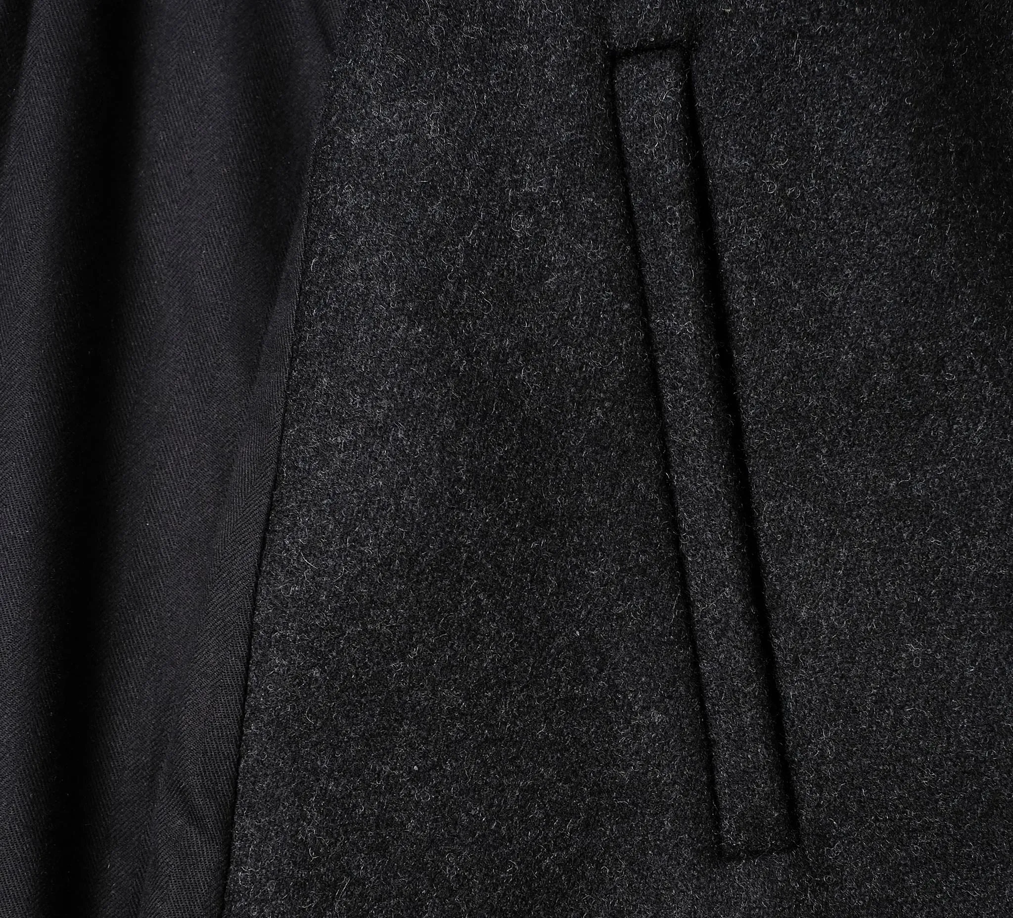 Ossington Great Coat - Charcoal sold by Horatio London product image thumbnail 4