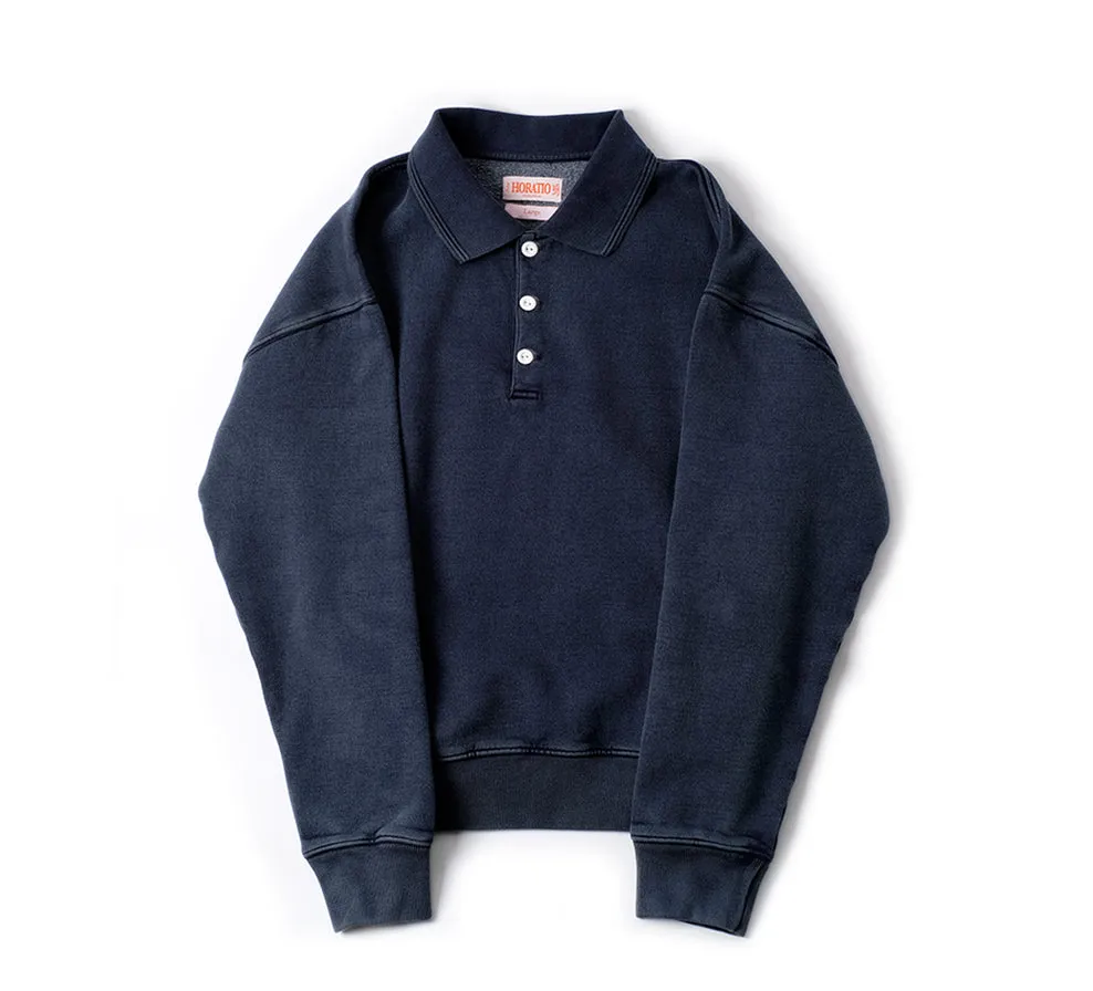 Lindon Rugby Sweatshirt - Navy sold by Horatio London