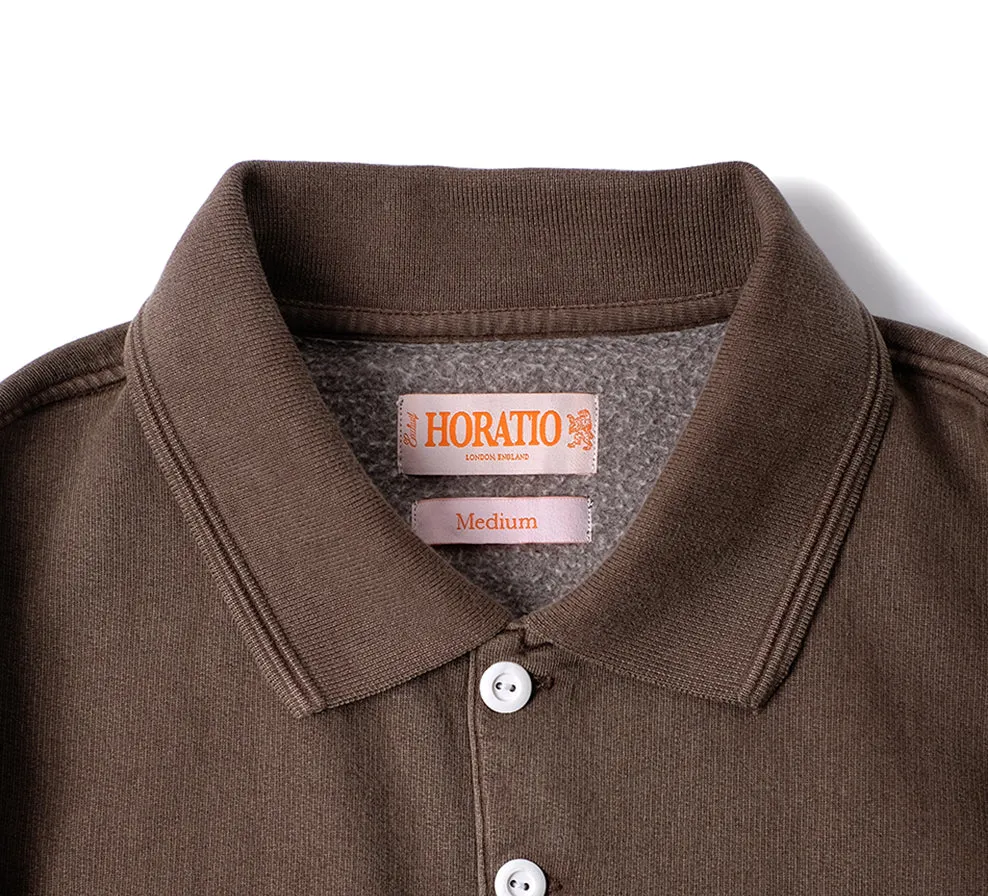 Lindon Rugby Sweatshirt - Brown sold by Horatio London product image thumbnail 2
