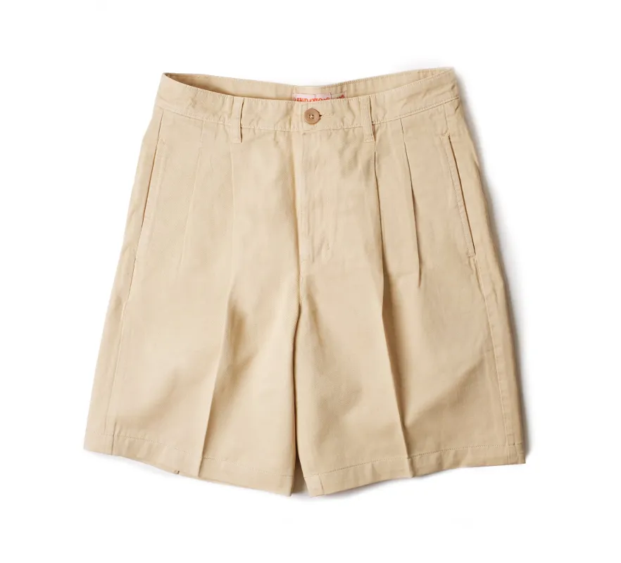 Mortimer Chino Short - Khaki sold by Horatio London