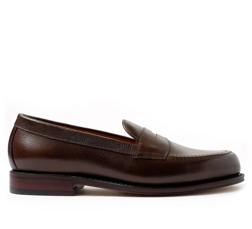 Dartmouth Loafer - Brown Grain sold by Horatio London