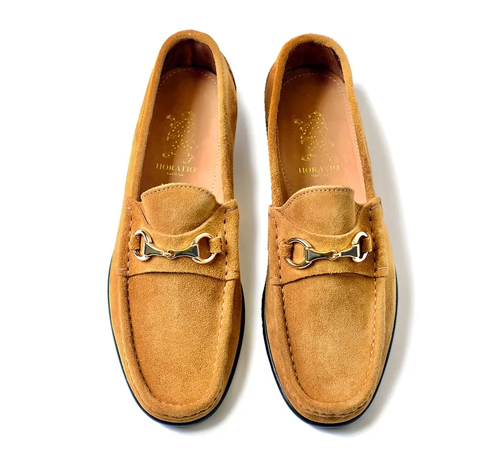 Unlined Beaufoy Loafer - Tan Suede sold by Horatio London product image thumbnail 3