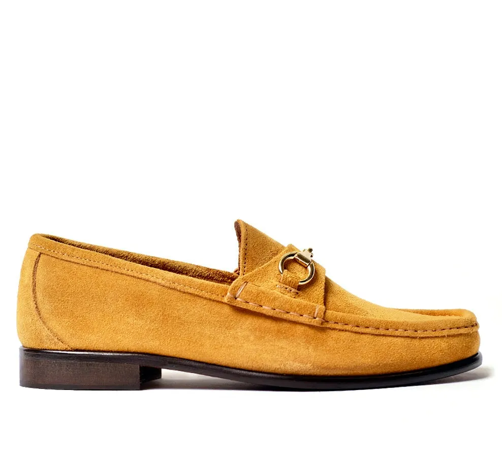 Unlined Beaufoy Loafer - Tan Suede sold by Horatio London
