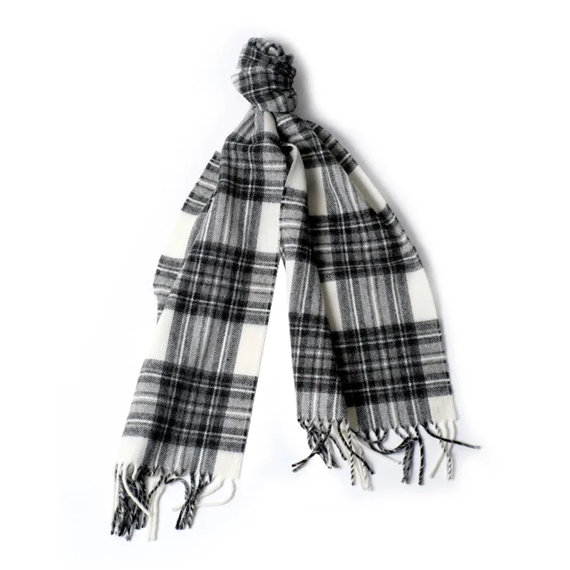 Tartan Scarf - Grey Dress Steart sold by Horatio London