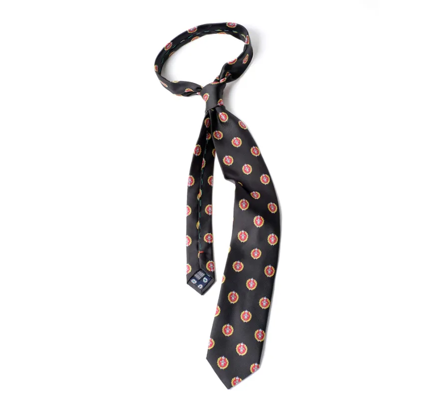 Deadstock Como Silk Tie - Fleur made by Horatio London