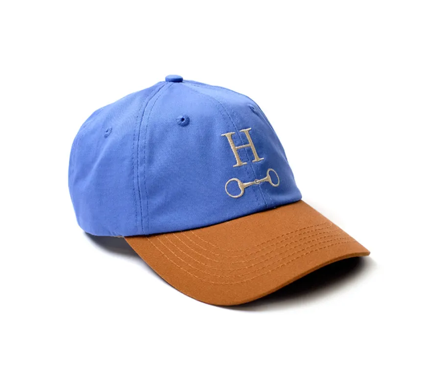 Snaffle Cap - Tan Blue sold by Horatio London