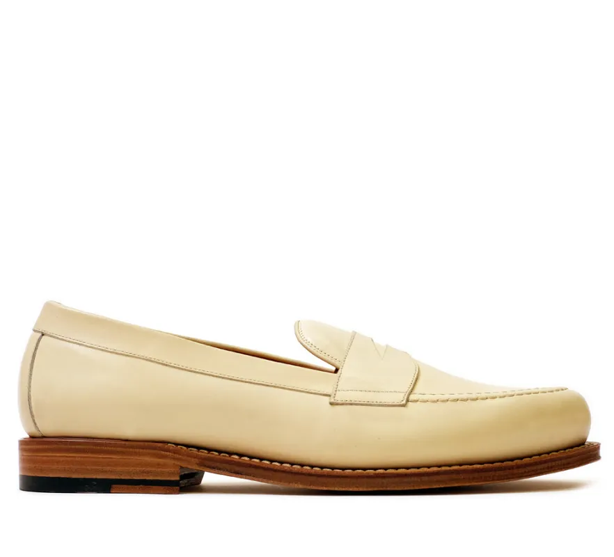 Dartmouth Loafer - Dirty White sold by Horatio London